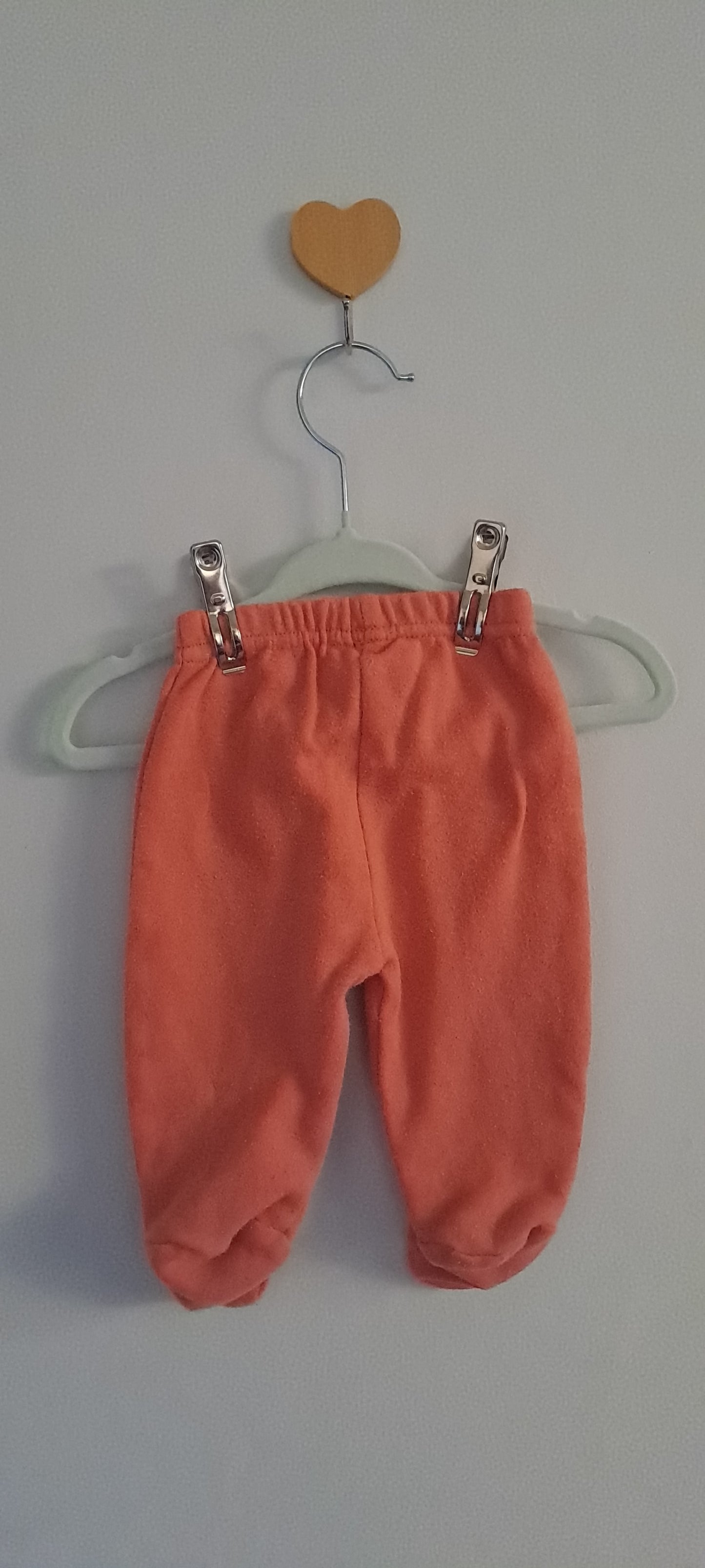 Cuddlesome Peach Footed Leggings 0-3 Months