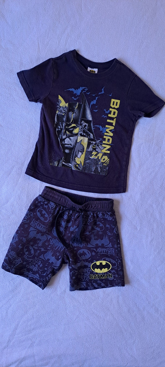 DC Comics Batman 2-Piece Summer Shorts & T-Shirt Set 3-4 Years