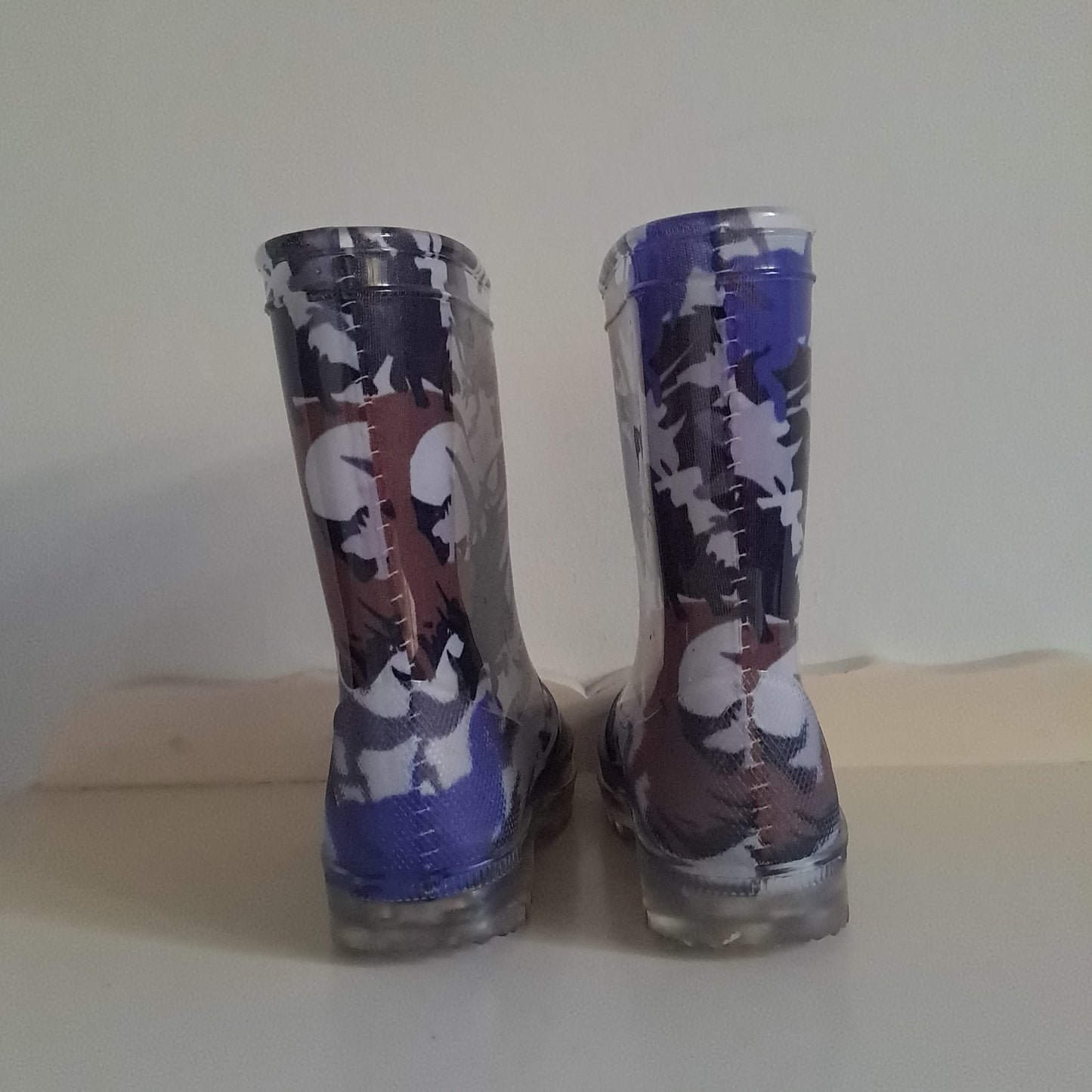 Real Kids Toddler Boys Blue Camouflage Waterproof Gumboots UK/SA 6