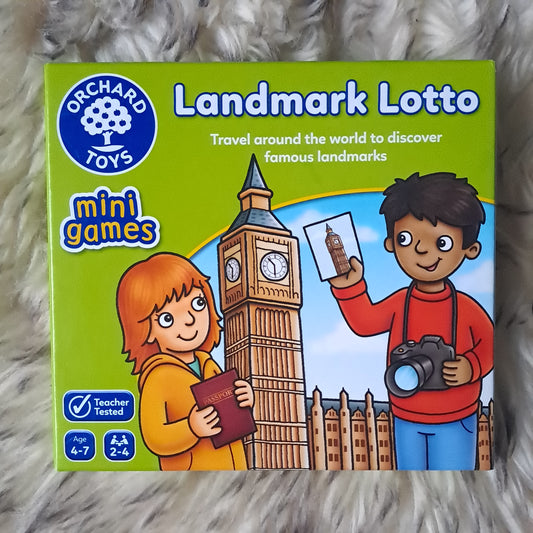 Orchard Toys Landmark Lotto Mini Travel Game 4-7 Years