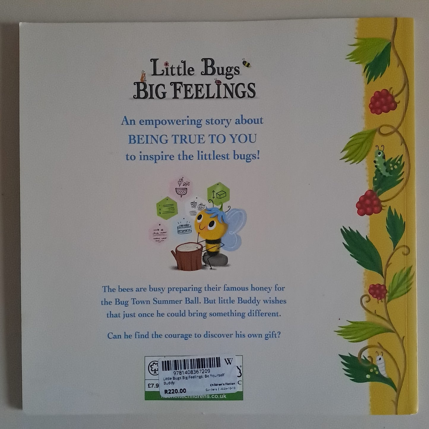 Little Bugs Big Feelings: Be Yourself, Buddy! – Hollie Hughes (Paperback)