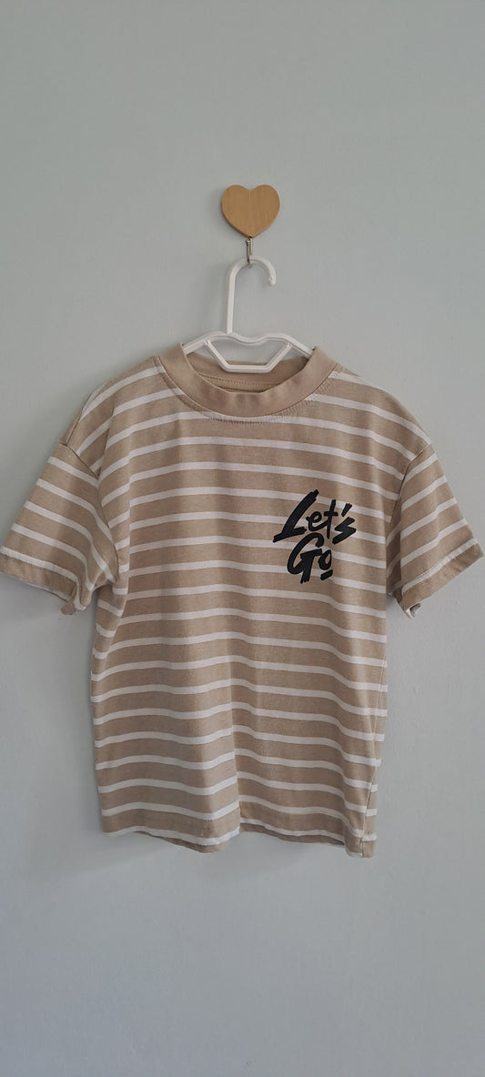 Mr Price Kids Let's Go Striped Short-Sleeve T-Shirt 2-3 Years