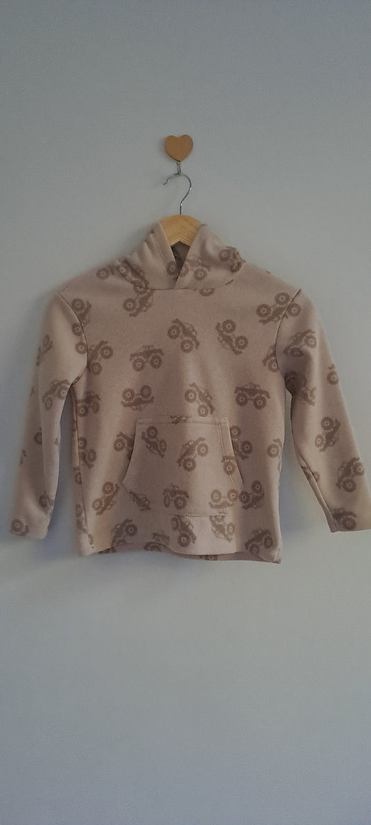 Woolworths Boys Monster Truck Print Fleece Hoodie 6-7 Years