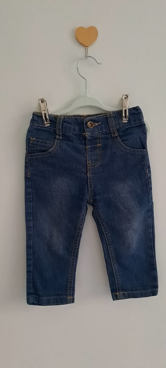 Jet Baby Boys Classic Medium Wash Stretch Denim Jeans 12-18 Months