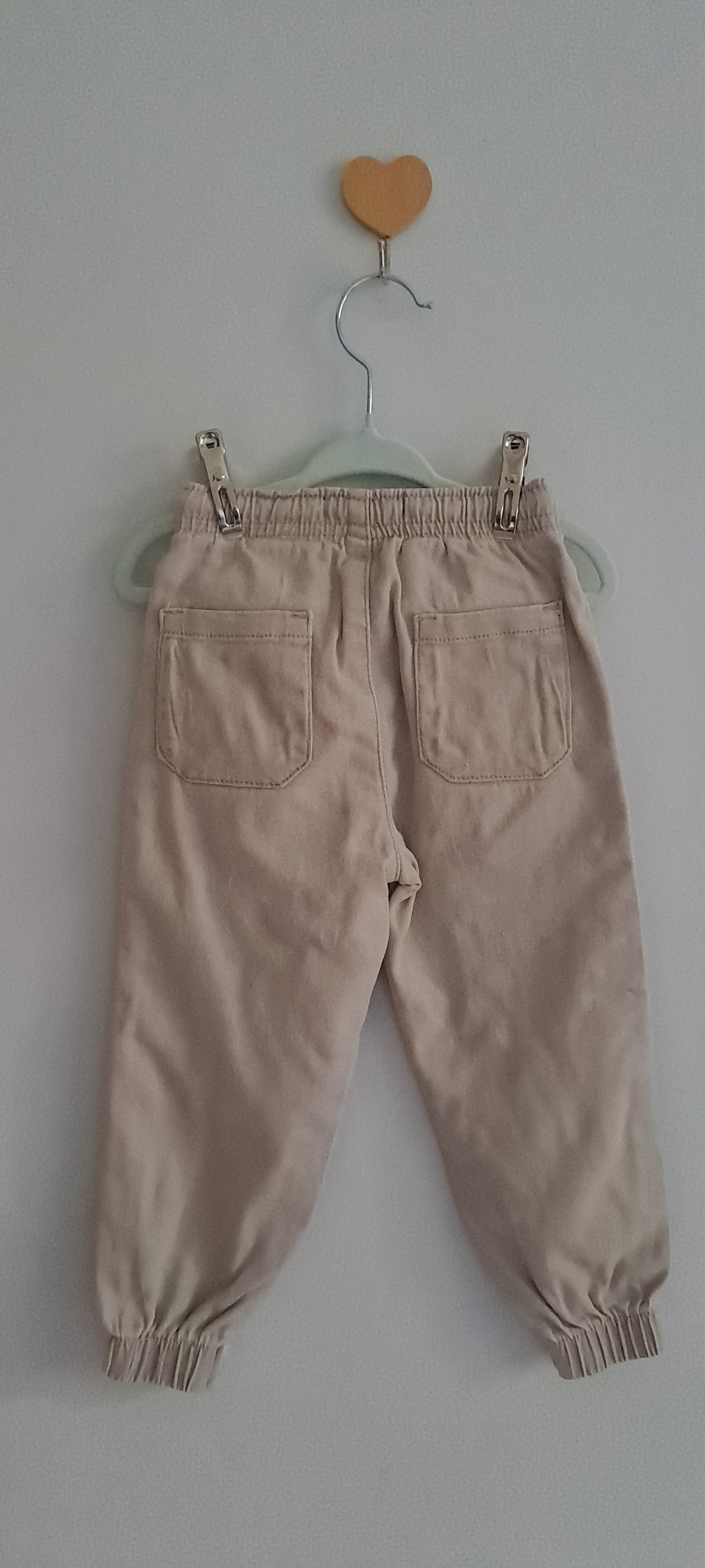 Mr Price Boys Beige Twill Utility Cargo Joggers 2-3 Years