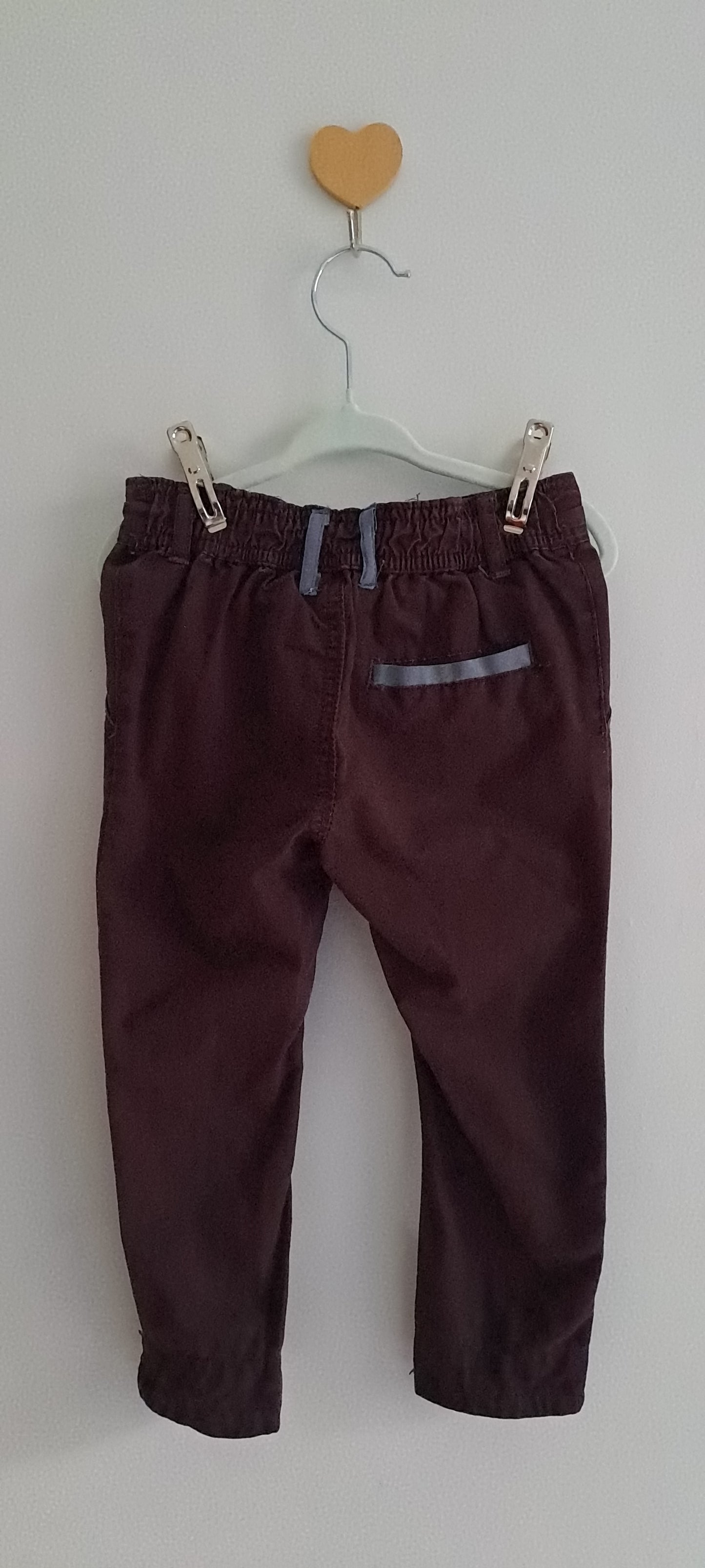 Mr Price Boys Dark Burgundy Chino Trousers 1-2 Years