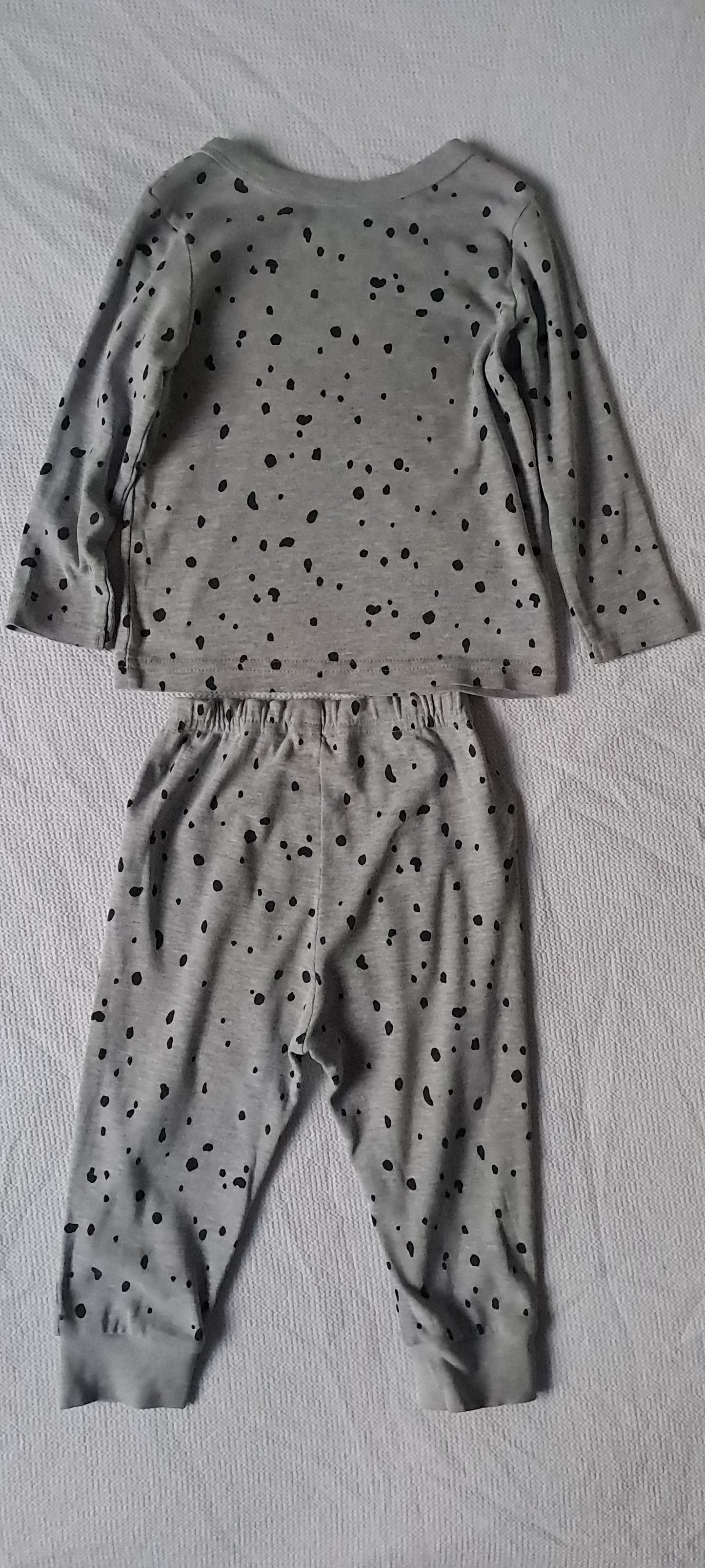 Woolworths Baby Boys Grey "Yawn" Speckled Cotton Pyjama Set 12-18 Months