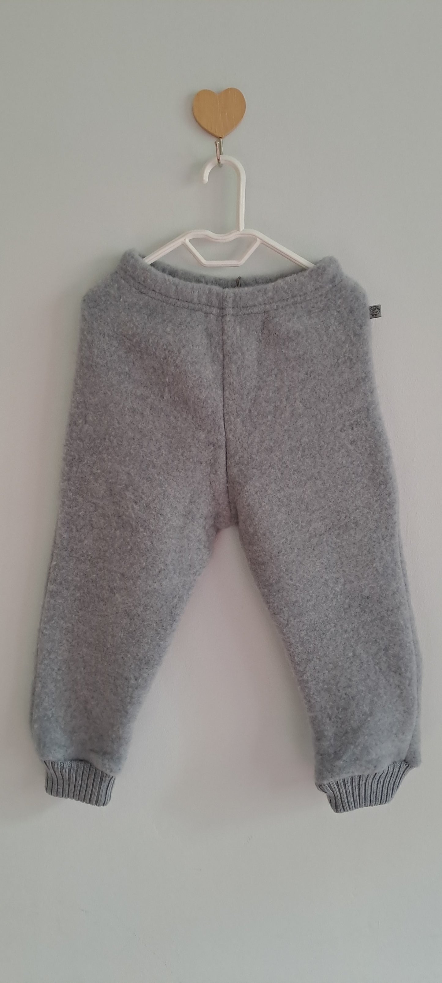 Friends Kidswear Merino Boiled Wool Hooded Cardigan & Trousers Set 18-24 Months