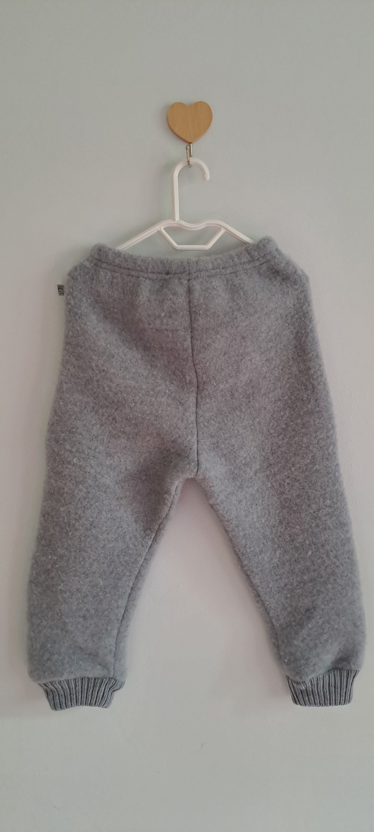 Friends Kidswear Merino Boiled Wool Hooded Cardigan & Trousers Set 18-24 Months