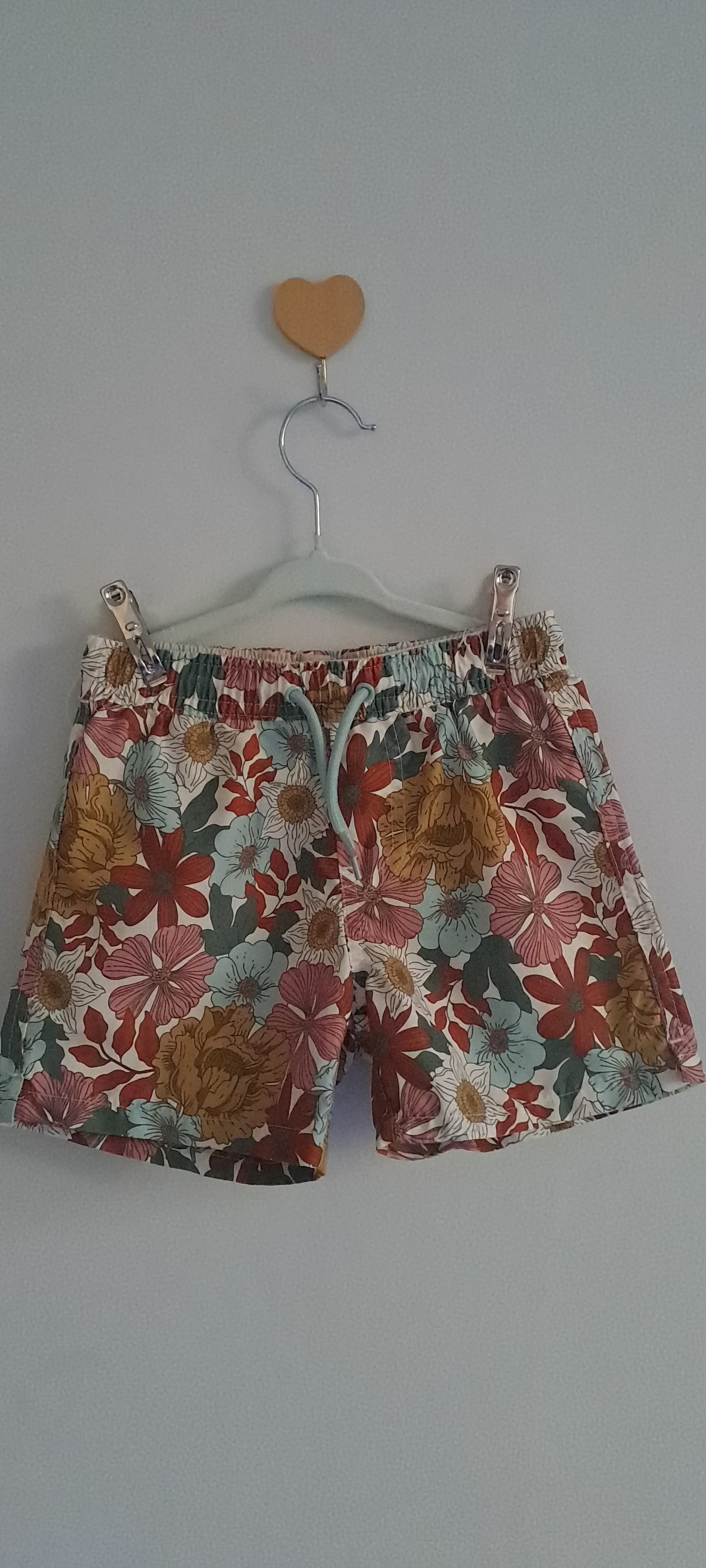 Cotton On Kids Unisex Retro Floral Swim Board Shorts 3-4 Years