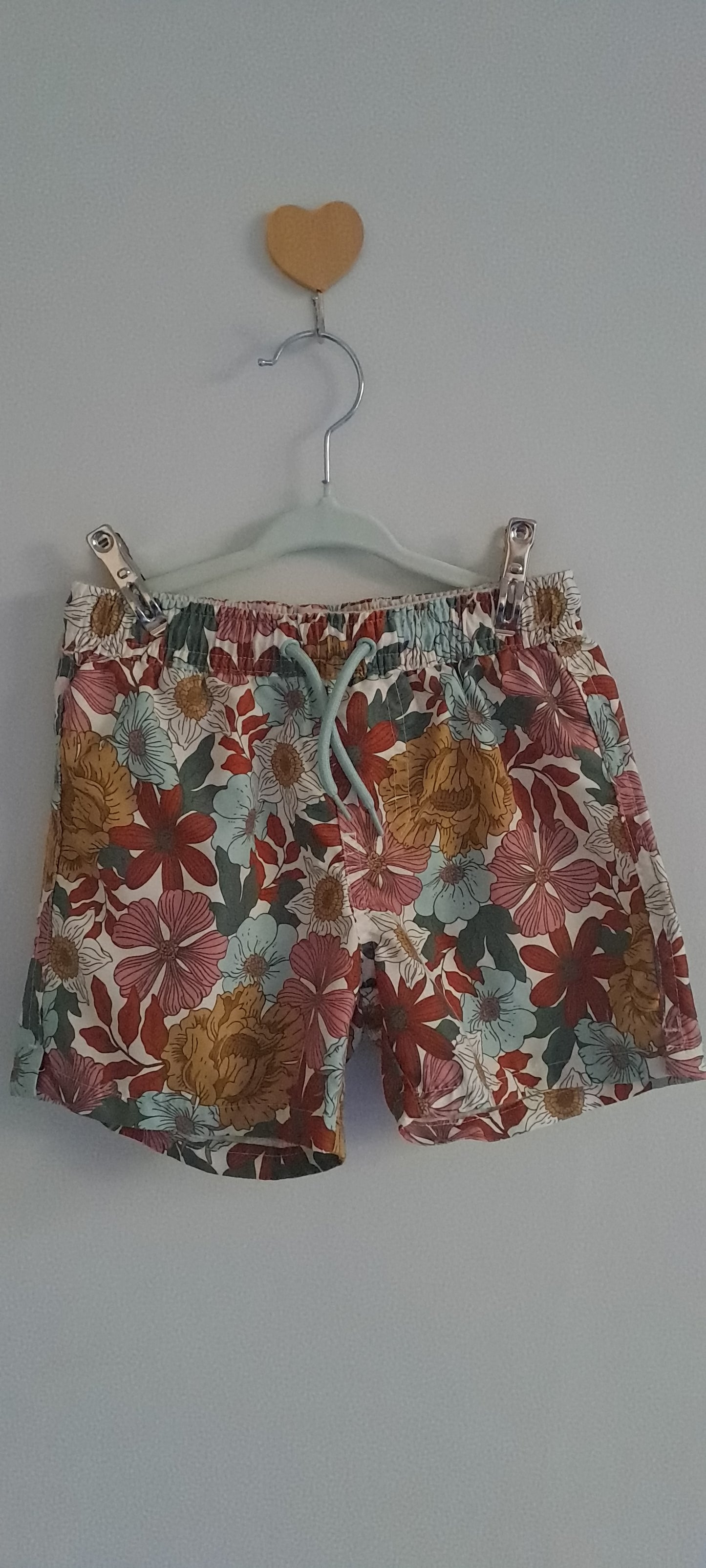 Cotton On Kids Unisex Retro Floral Swim Board Shorts 3-4 Years