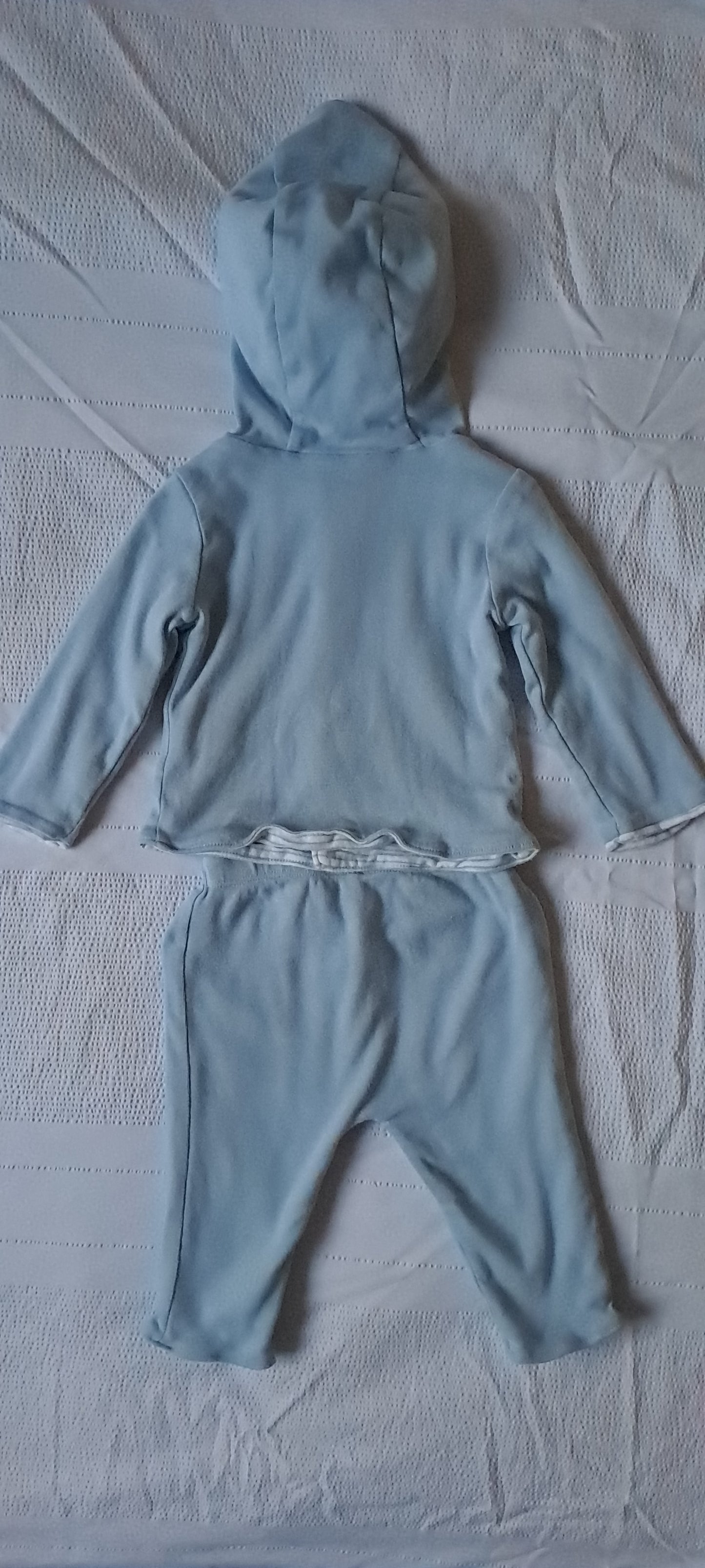 Little Planet by Carter's Unisex Organic Cotton Reversible Hooded Jacket & Trousers Set 3-6 Months