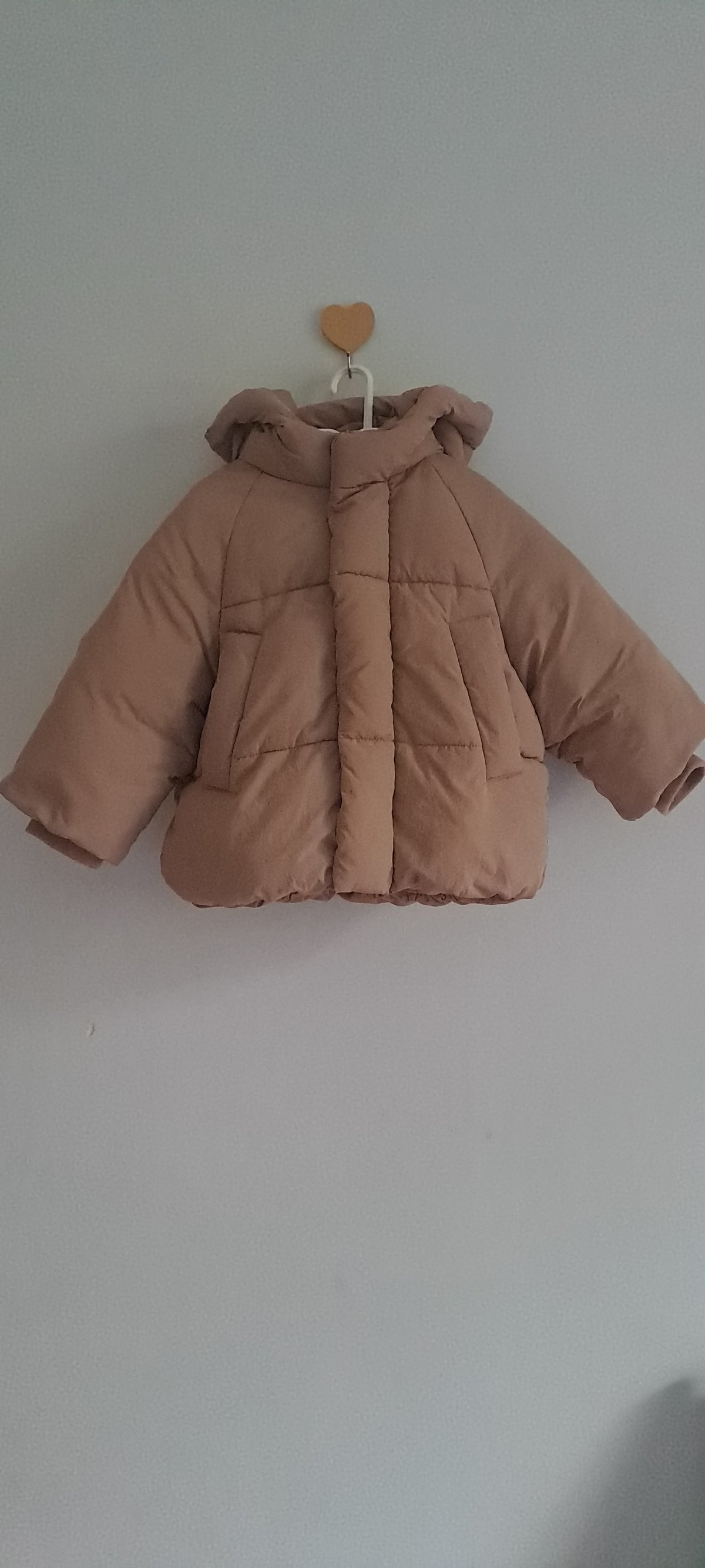 Zara Baby Hooded Puffer Jacket 12-18 Months