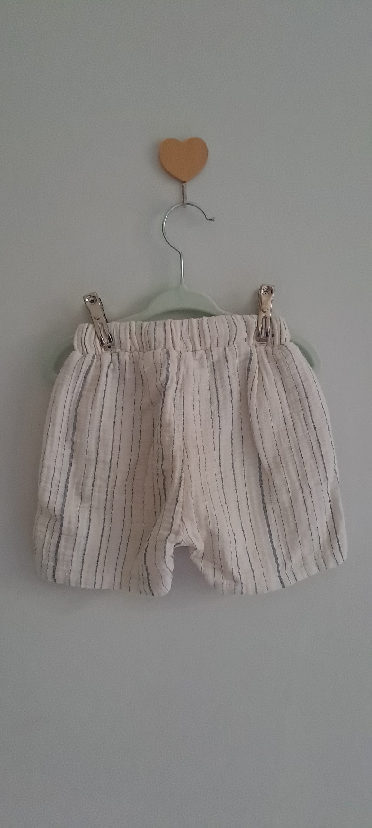 Zara Kids Striped Textured Shorts 2-3 Years