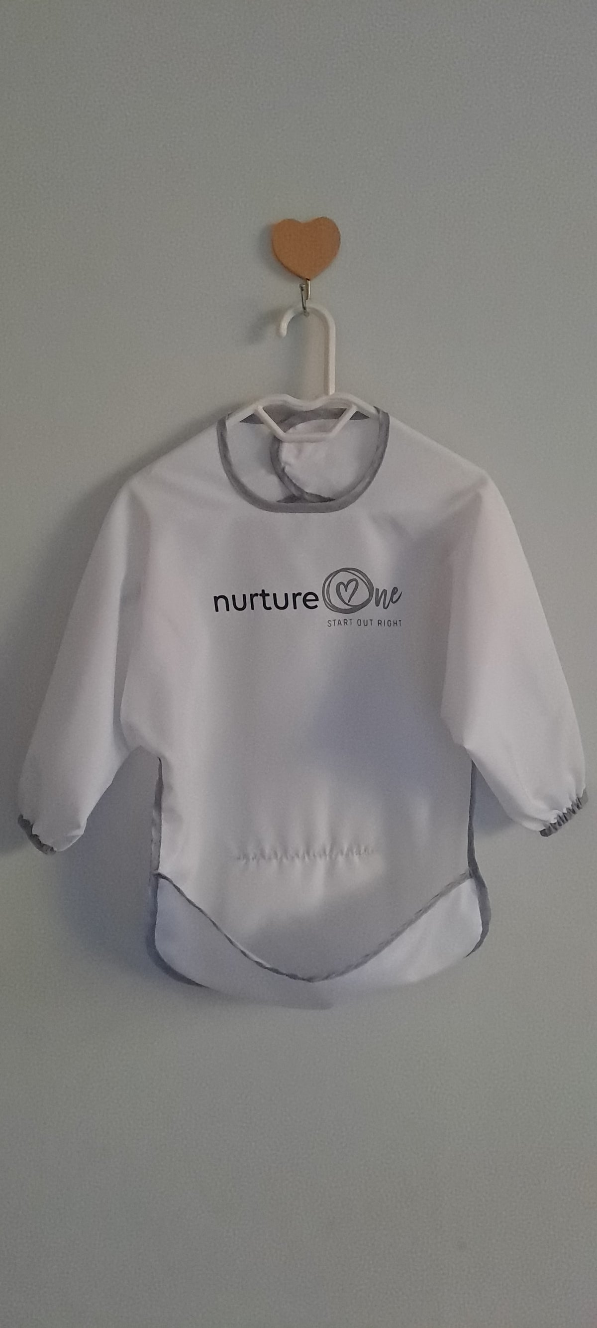 Nurture One One-Size Fuss-Free Long-Sleeve Waterproof Feeding Bib