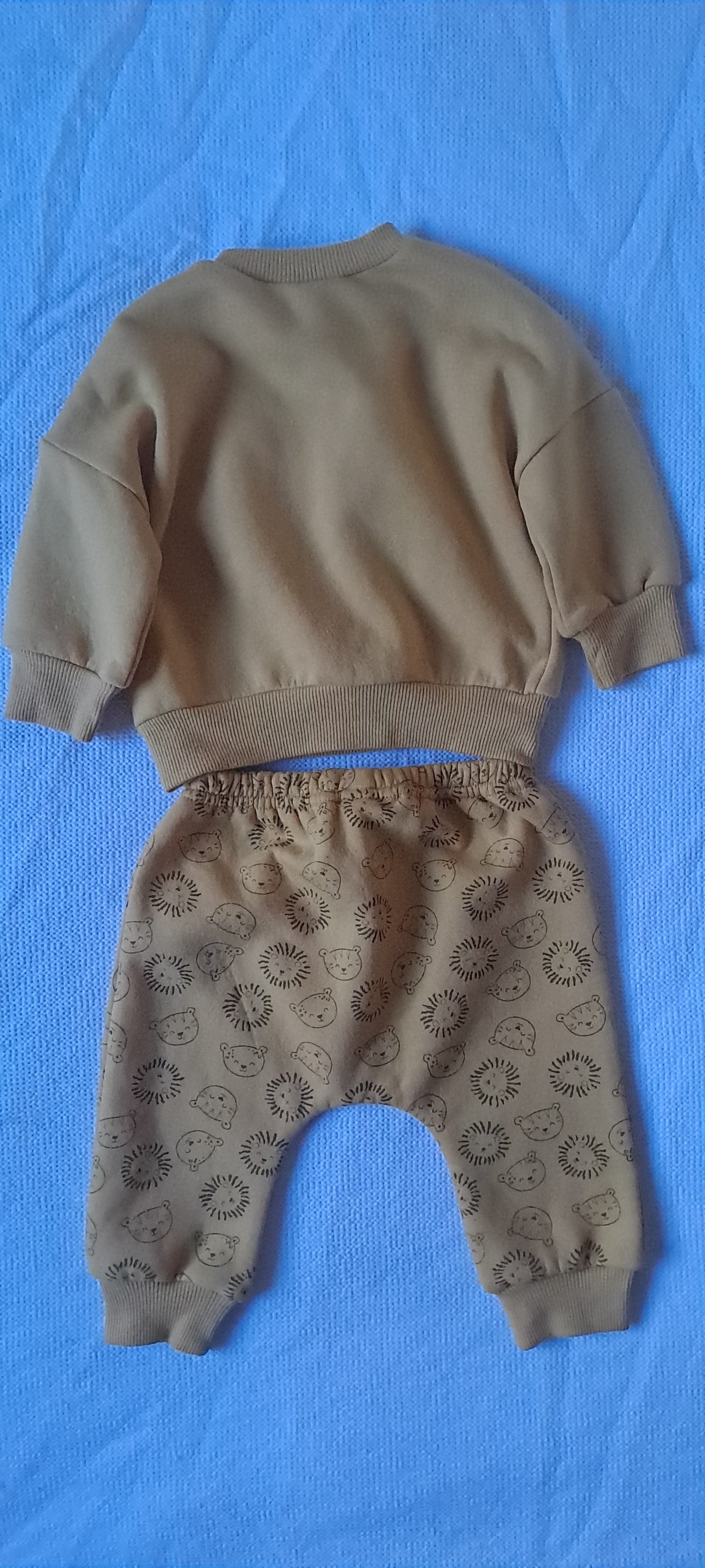 Tiny Tots Mustard Lion Character Sweatshirt & Joggers Tracksuit Set 3-6 Months