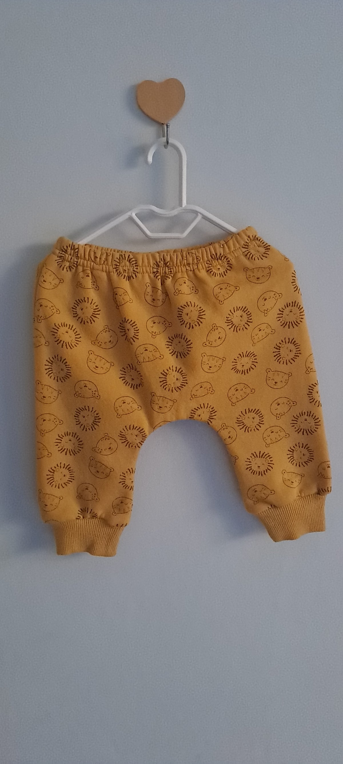 Tiny Tots Mustard Lion Character Sweatshirt & Joggers Tracksuit Set 3-6 Months