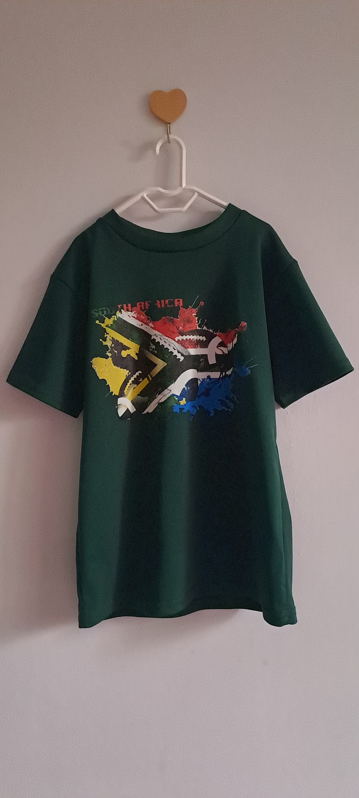 Cash Kings Originals South Africa Rugby Graphic T-Shirt 7-8 Years