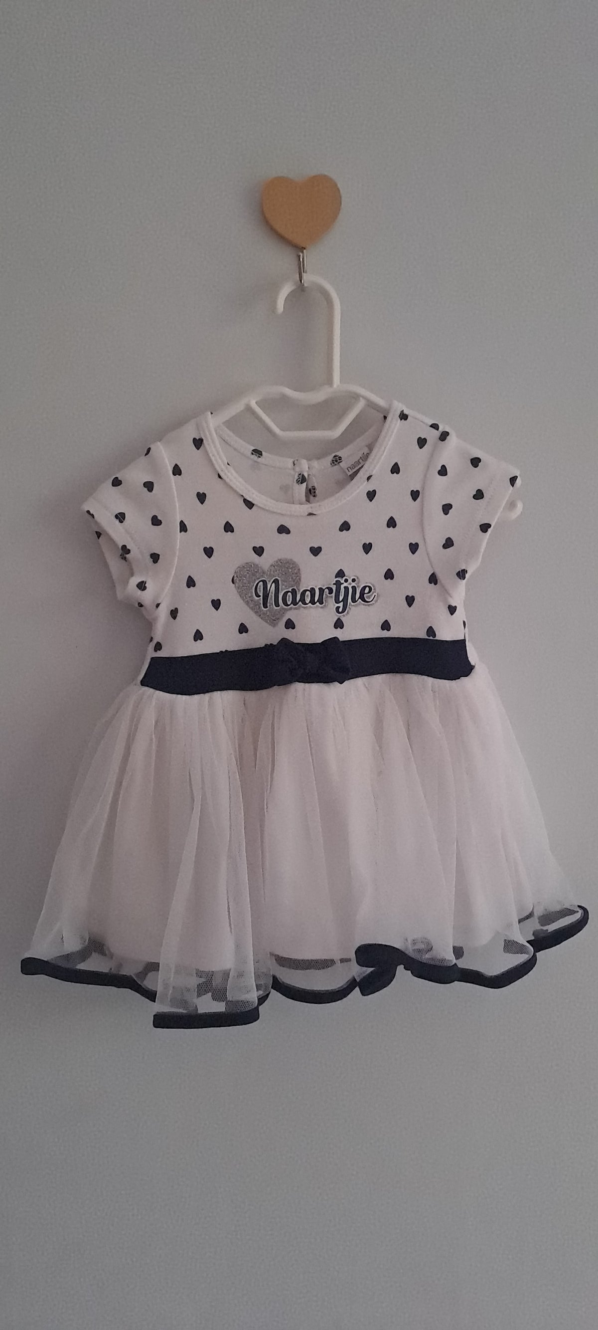 Naartjie Baby Girl Heart Print Tulle Dress & Matching Leggings Set 3-6 Months