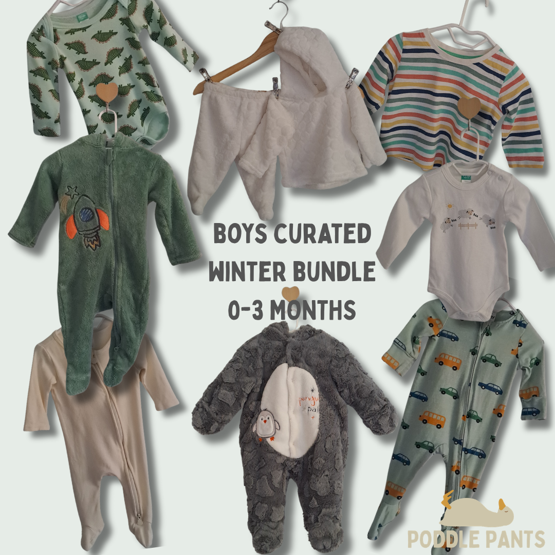 Boys Curated Winter Bundle: 0-3 months