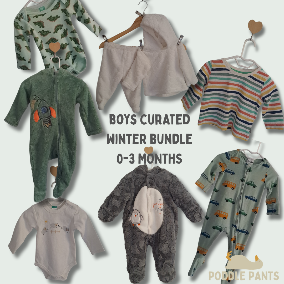 Boys Curated Winter Bundle: 0-3 months